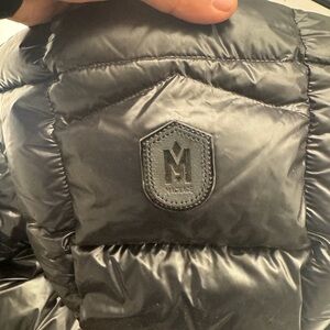 Mackage Shiny Black Quilted Jacket